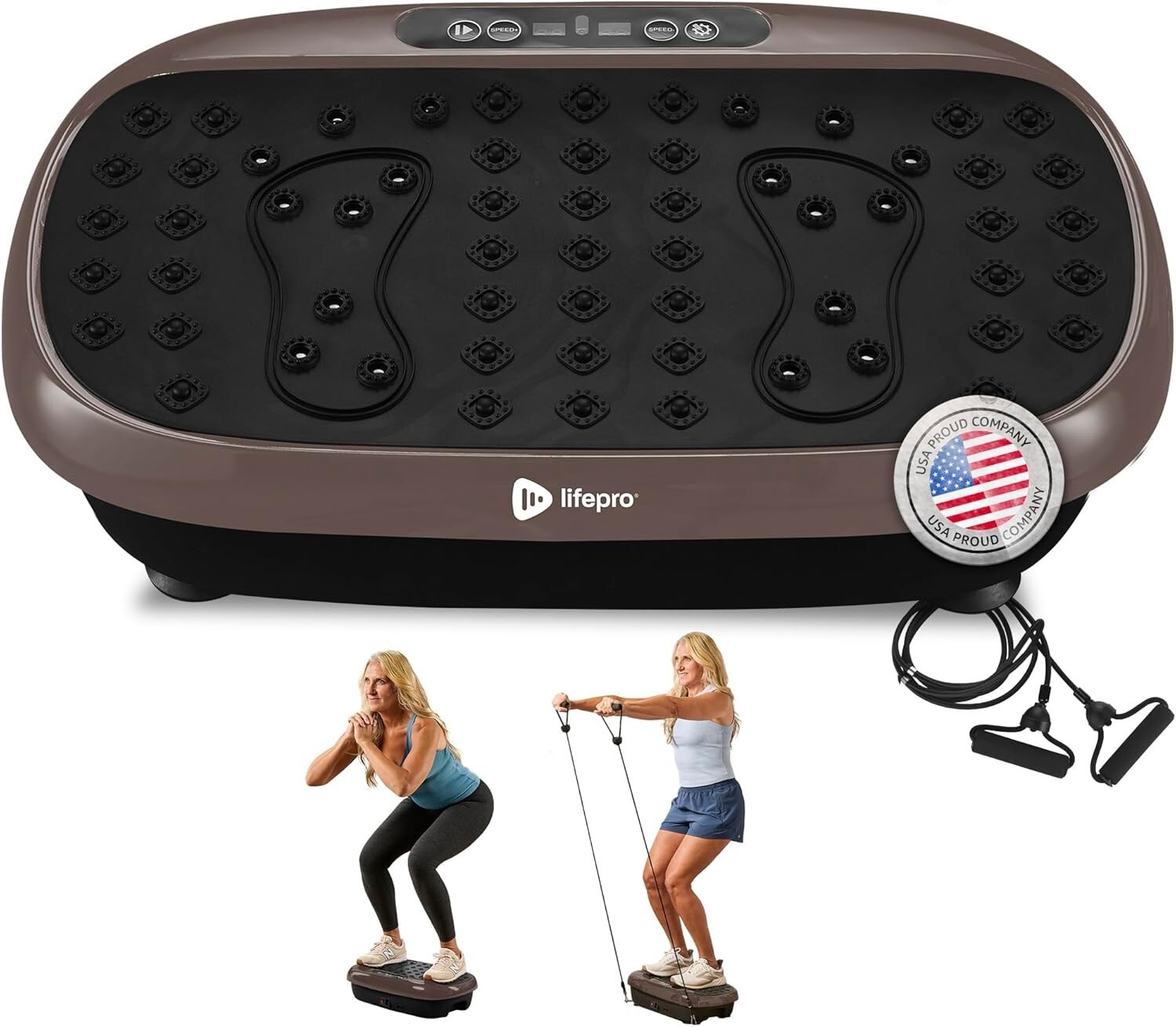 LifePro Vibration Plate Exercise Machine for Muscle Toning and Overall Fitness
