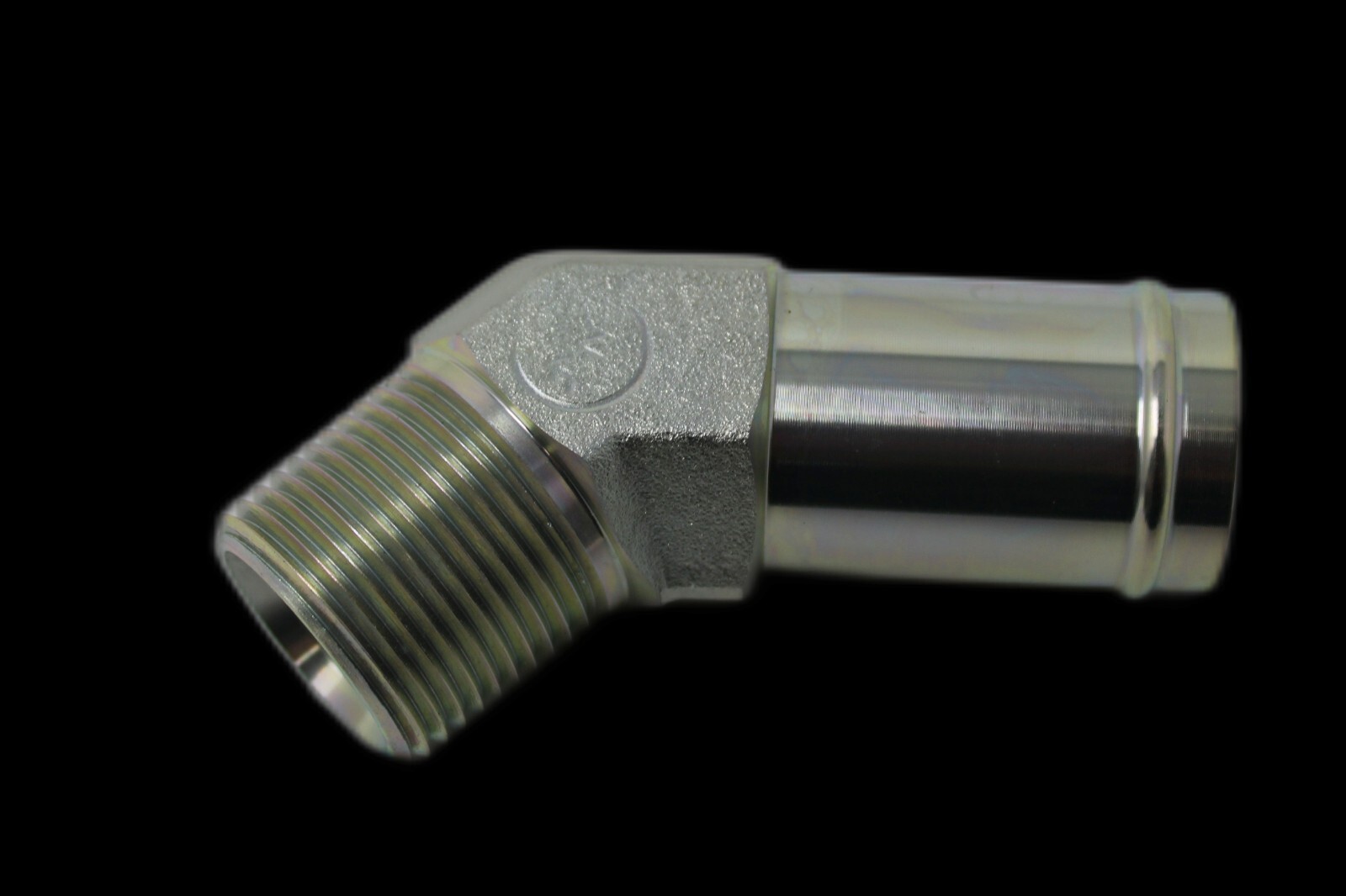 New Male Hose Barb x Male NPT 45 DEG Steel Fitting Multiple Sizes Available 4503