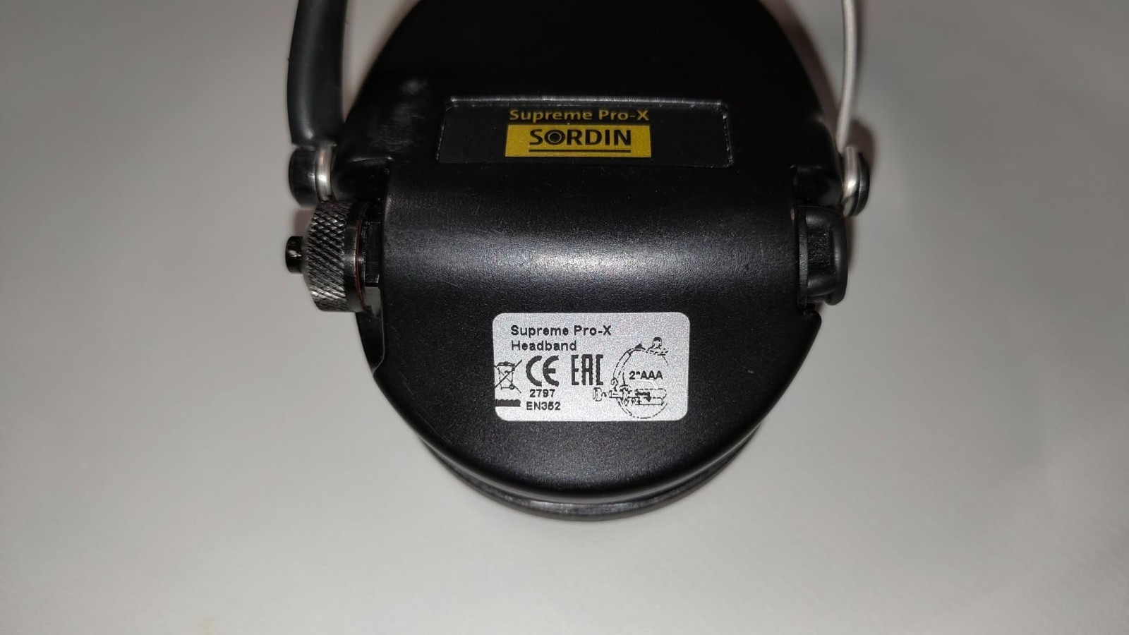 Sordin Supreme Pro-X electronic hearing protection headset