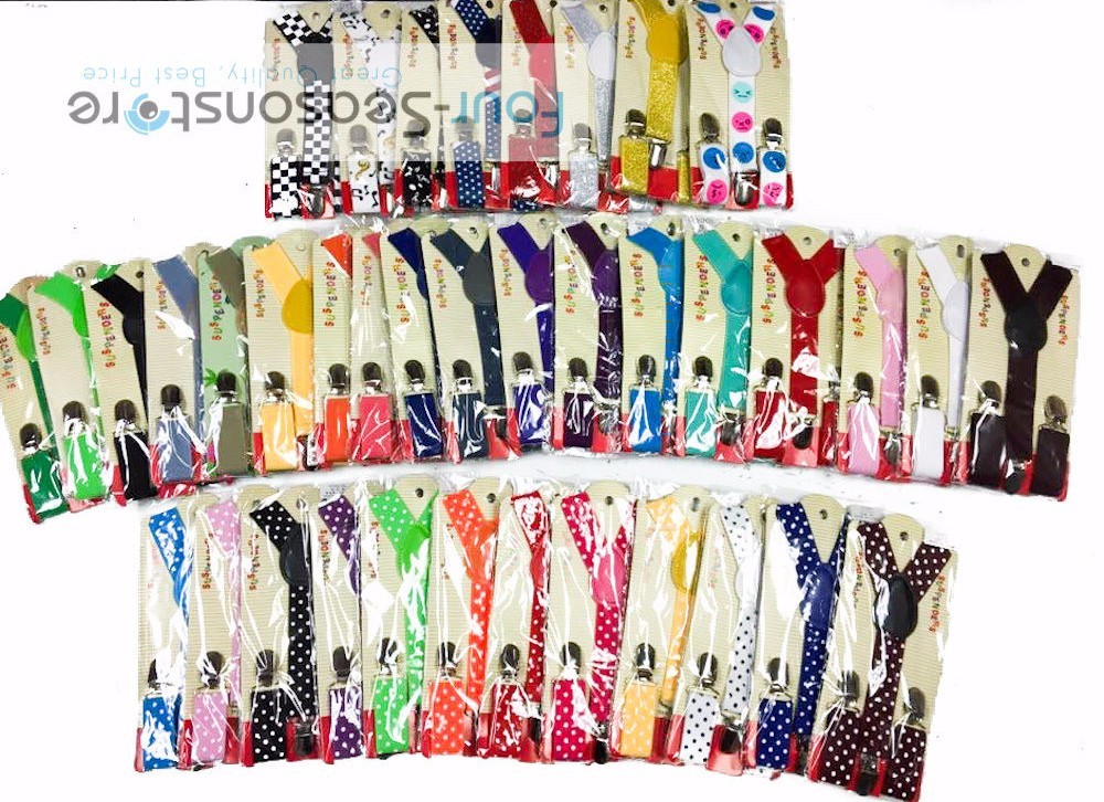 BOYS GIRLS KIDS Color New Born Baby Toddler Children Elastic Suspenders