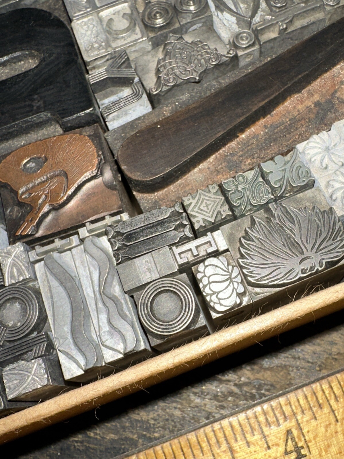 Printing Blocks Ornamentals Borders Dingbats. Wonderful Variety!! #54 Beautiful!