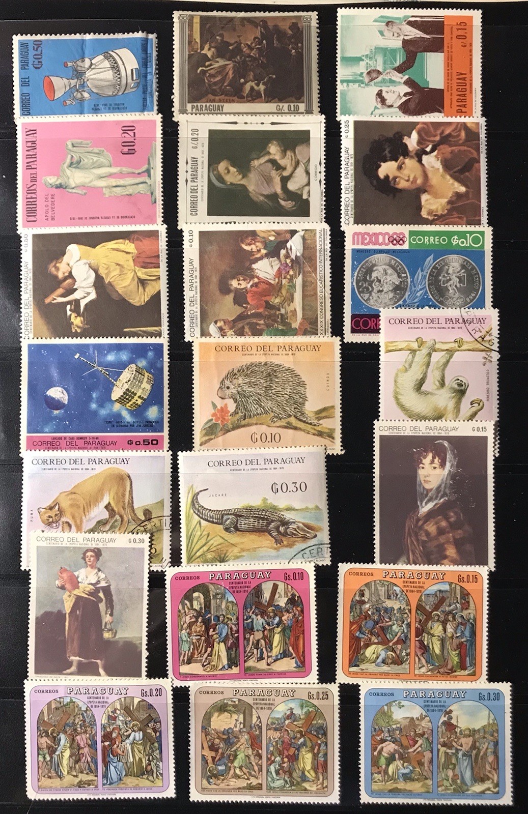 Paraguay Stamps 139 All Different Used And Unused