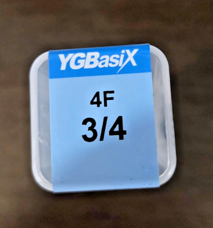 YG-1 3/4" Carbide End Mill 4 Flute EX-Long 6" OAL G9H94914N NEW