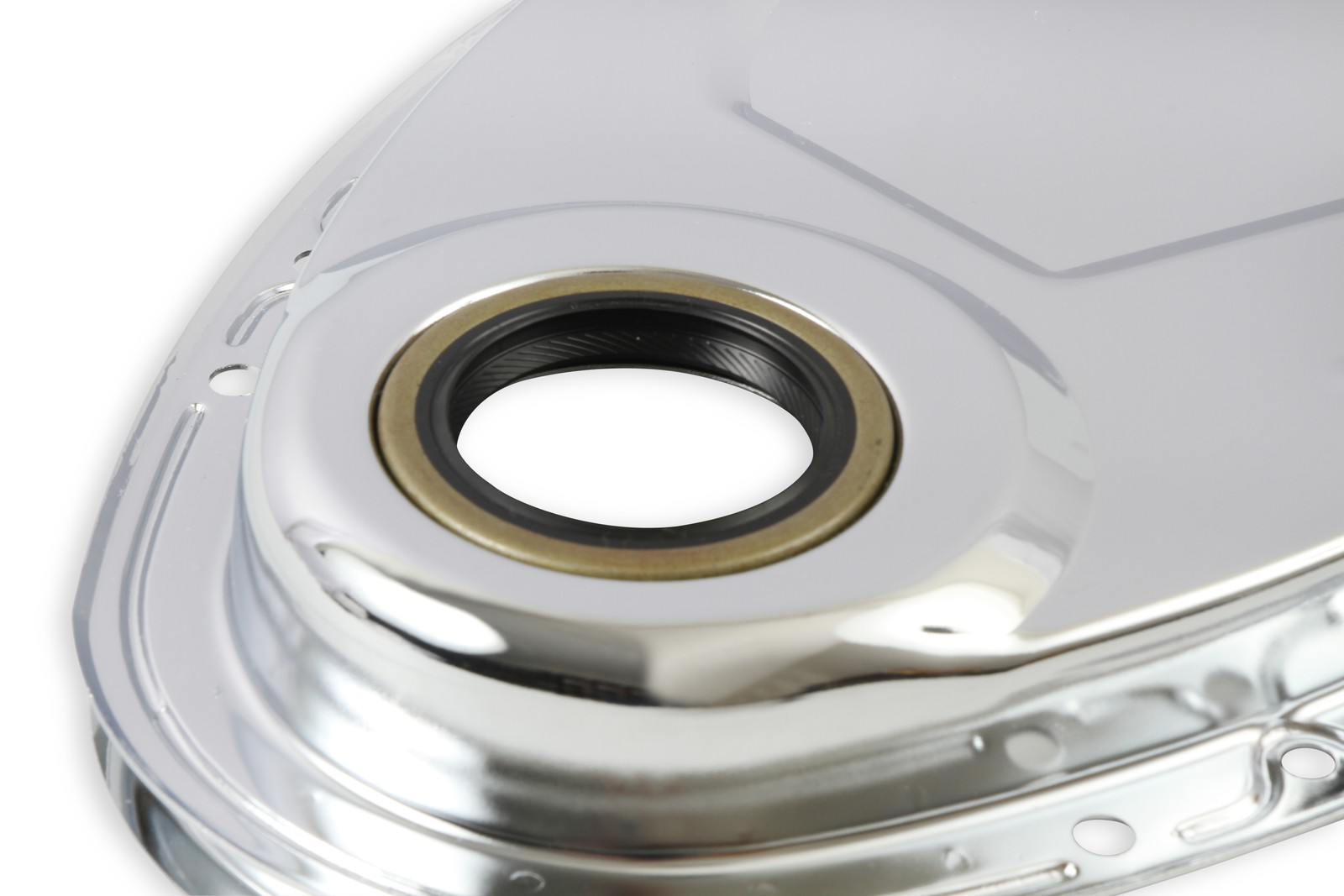 4590 Mr. Gasket Timing Cover - Chrome