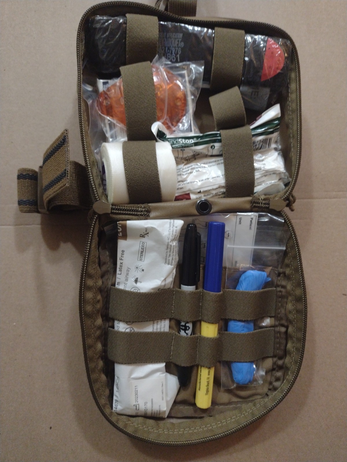 High Speed Gear USA IFAK JFAK TACTICAL MEDIC DROP LEG TRAUMA Kit NAR CAT G7 ++++