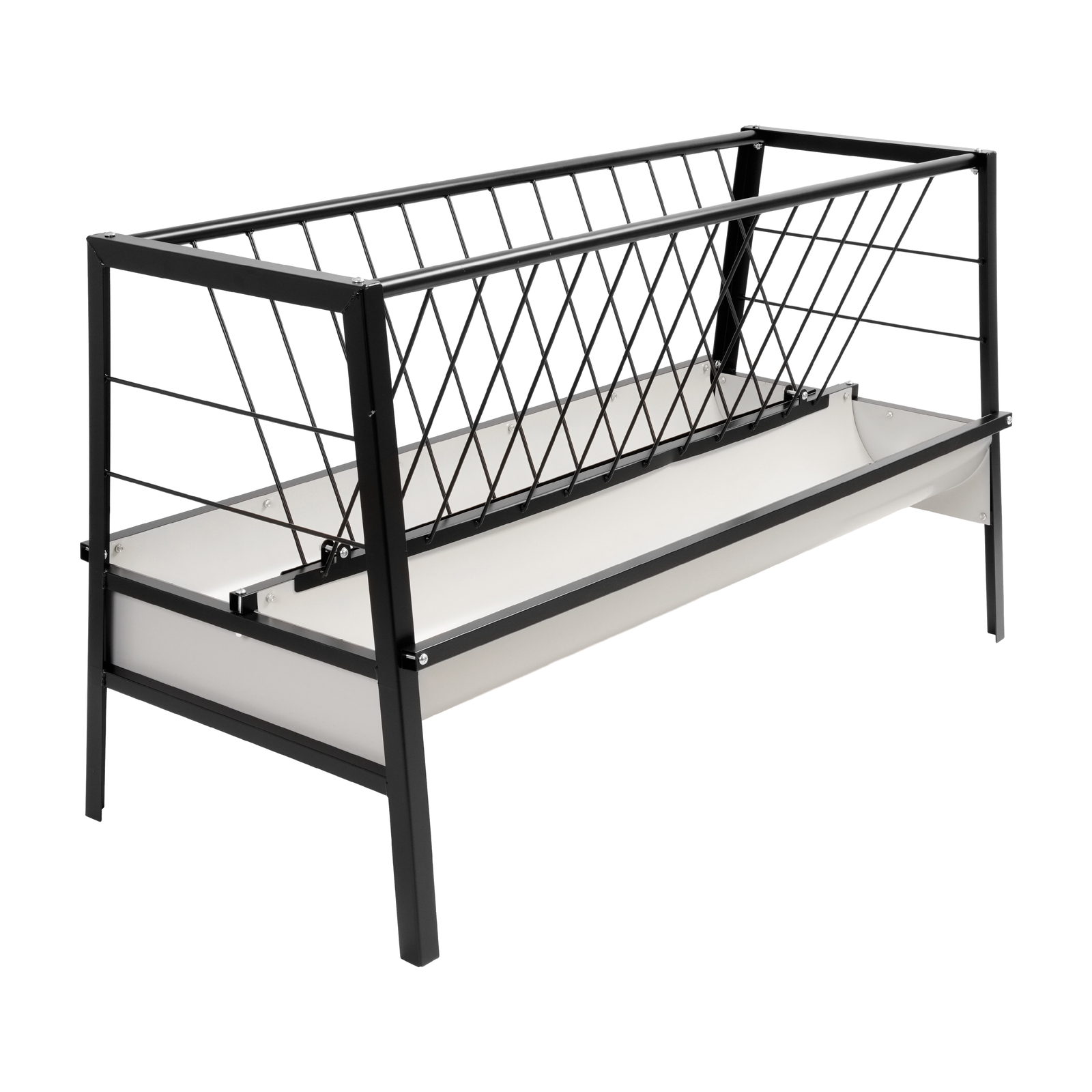 Heavy Duty Deeper Pasture Hay Feeder For Goats Sheep Miniature Horses 59" * 26"