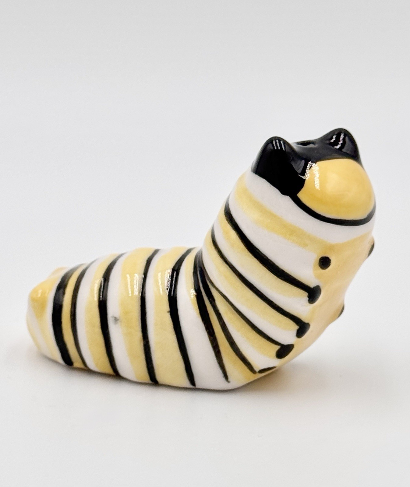 Cracker Barrel Mini Monarch Butterfly And Caterpillar Salt & Pepper Shakers NEW