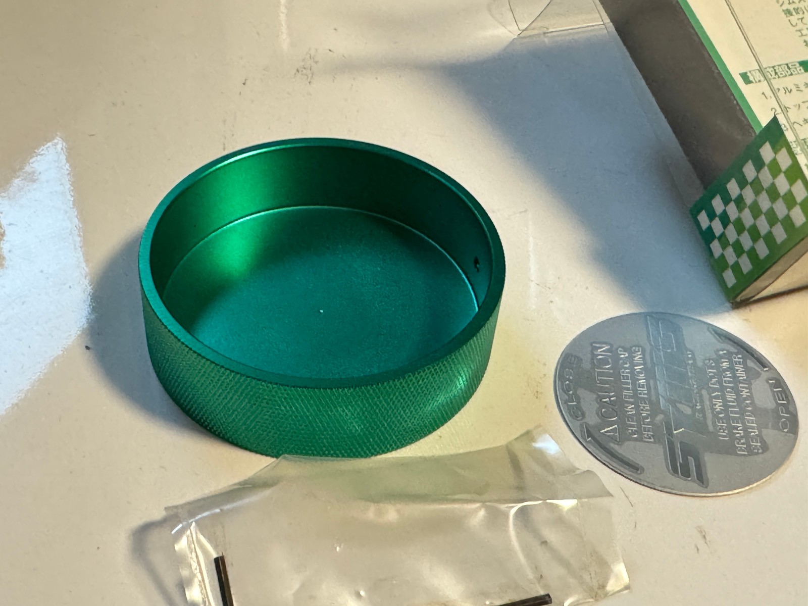 NEW JDM Syms Racing Clutch Reservoir Cap Lid Cover rare discontinued NOS