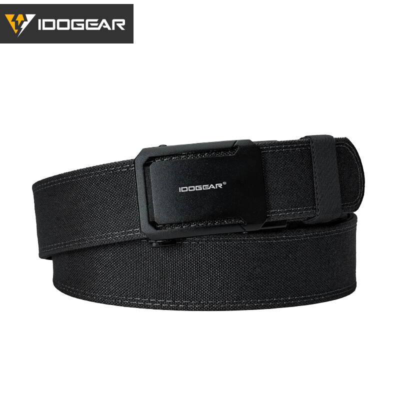 IDOGEAR Tactical Belt with Metal Ratchet Adjustable Buckle 1.75" Belt Hunting