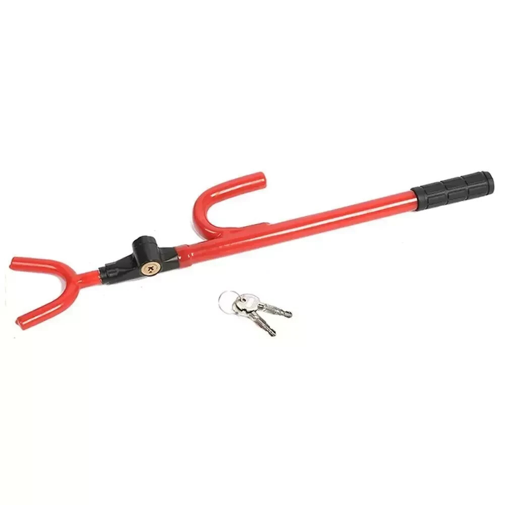 Steering Wheel Lock The Club Twin Hooks Anti Theft Universal Car Van Truck SUV