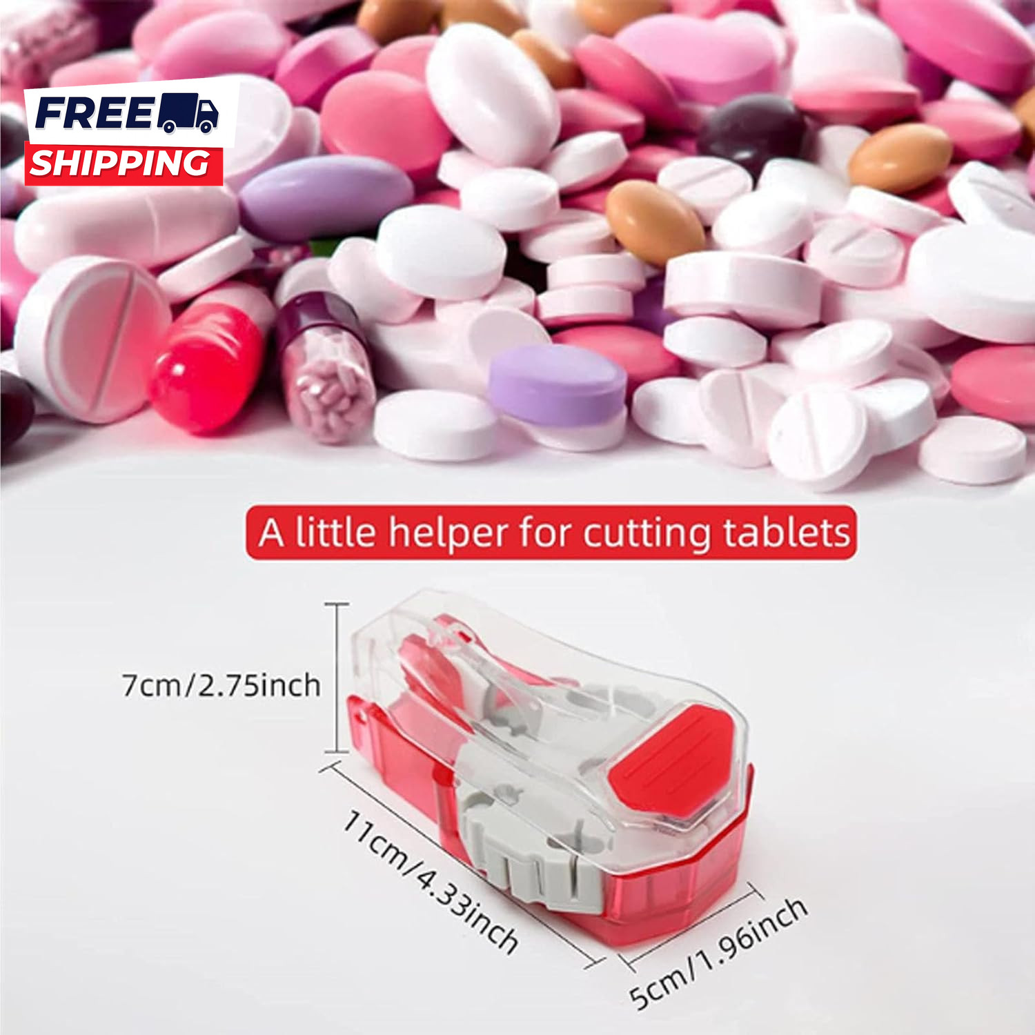 Perfect Pill Cutter Pill Splitters for Small/Large Pills Cuts up to 14 Different