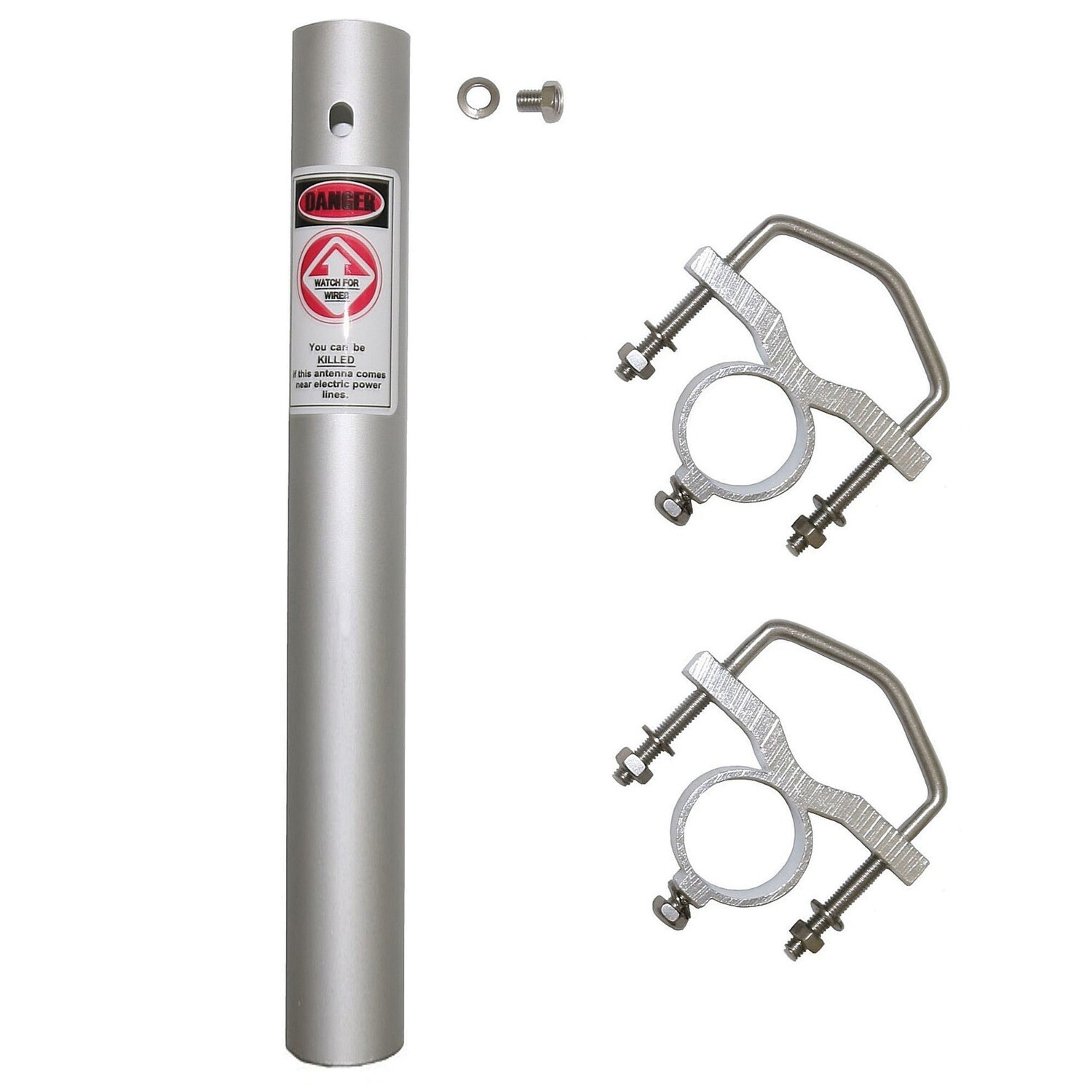 Tram 1498-B 18-Foot Black CB Base Antenna with 26 MHz to 31 MHz 5.75 dBd Gain...