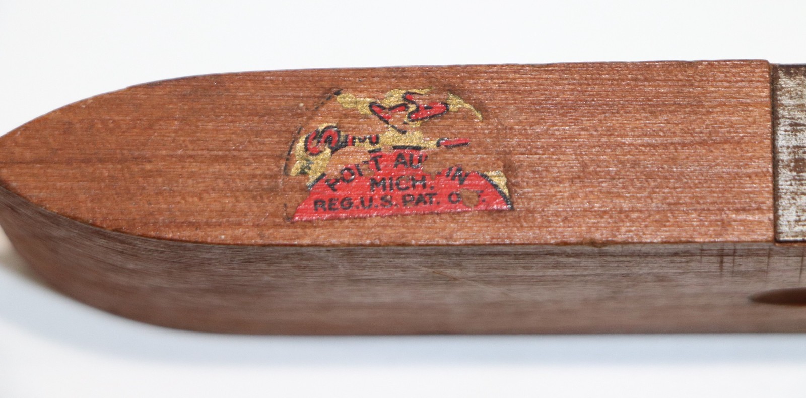 Vintage Wood Mayes Bros Tool Torpedo Level Port Austin, MI