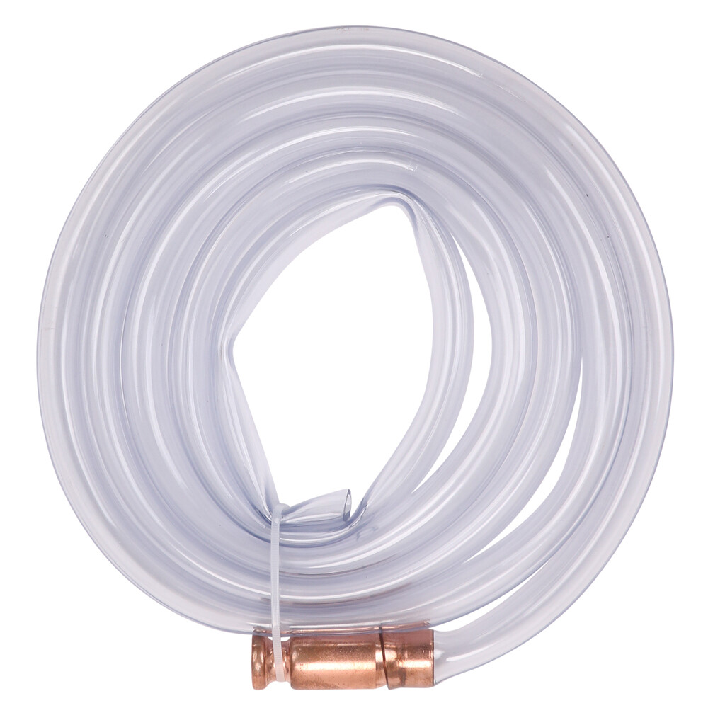 Jiggler Shaker Siphon Hose Pump 10'x1" Transfer liquid Anti-Static Tubing Brass