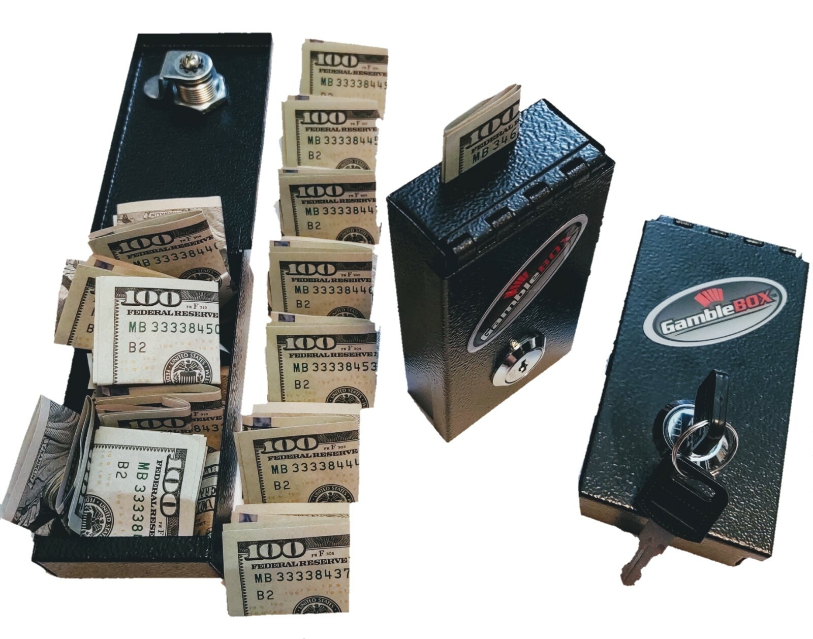 Gamblers pocket safe gamblebox casino money cash lock box gambling keeper helper
