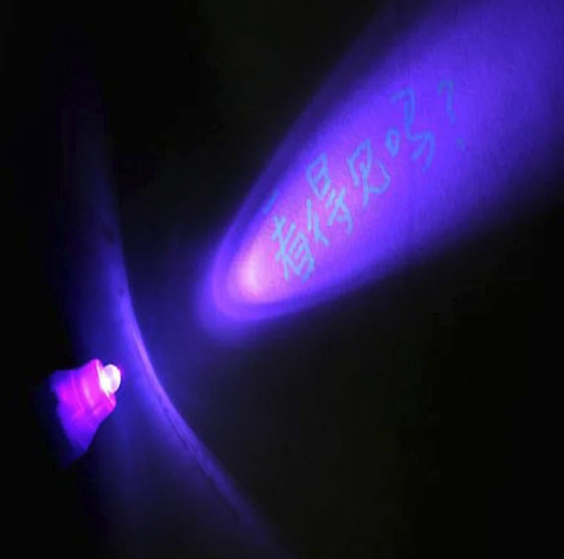 4pcs 2-in-1 Luminous Magic UV Light Pen – Invisible Ink Drawing Toy for Kids