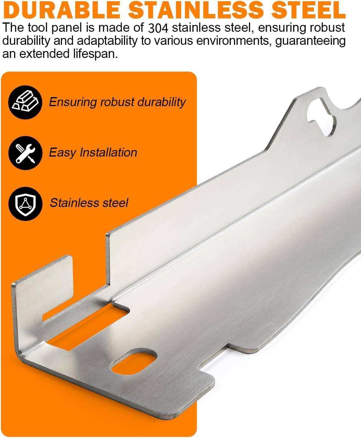 Upgraded Wheel Alignment Tool Stainless Steel w/ Connection Sheet& Tape Measures