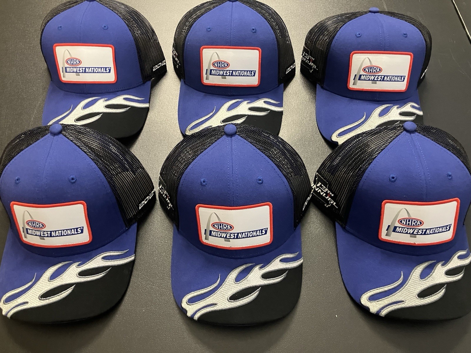 LOT OF 6 NHRA DRAG RACING 2024 MIDWEST NATIONALS  EVENT SUMMER HAT