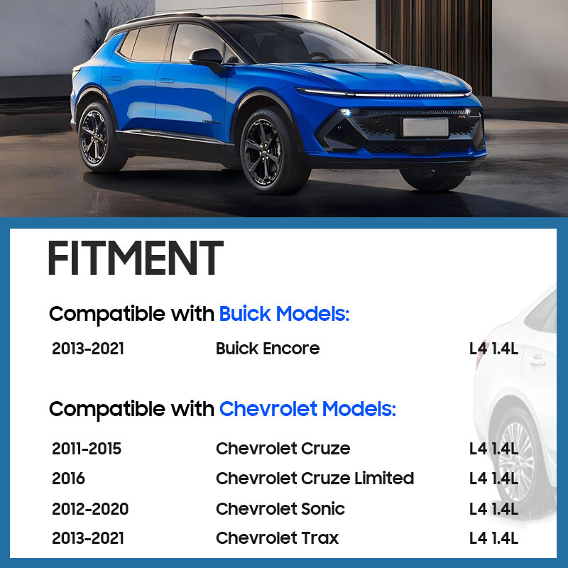 Turbo Turbocharger 55565353 for Chevy Cruze Sonic Trax & Buick Encore 1.4L USA