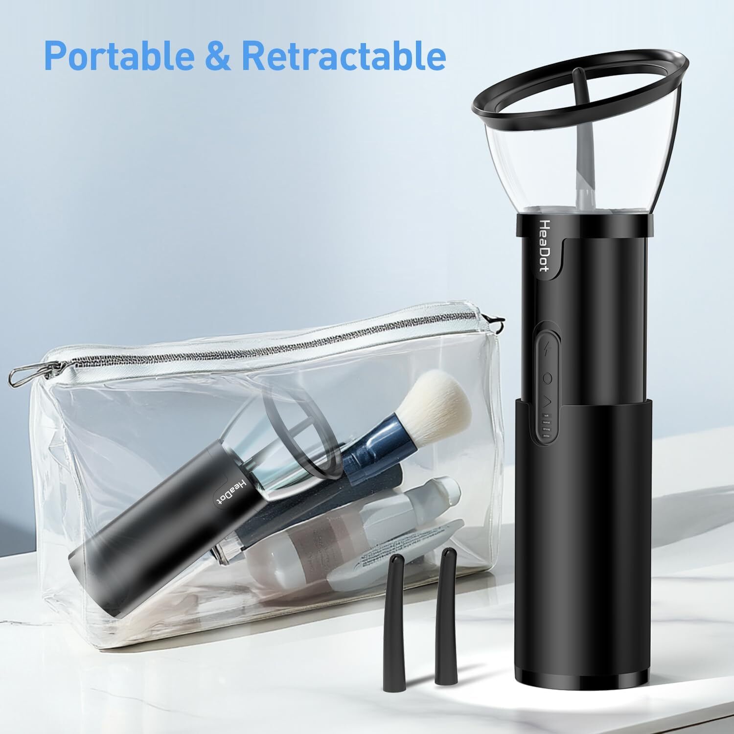 Electric Ear Wax Removal Retractable Water Ear Wax Cleaner Kit IPX6 ,4 Modes