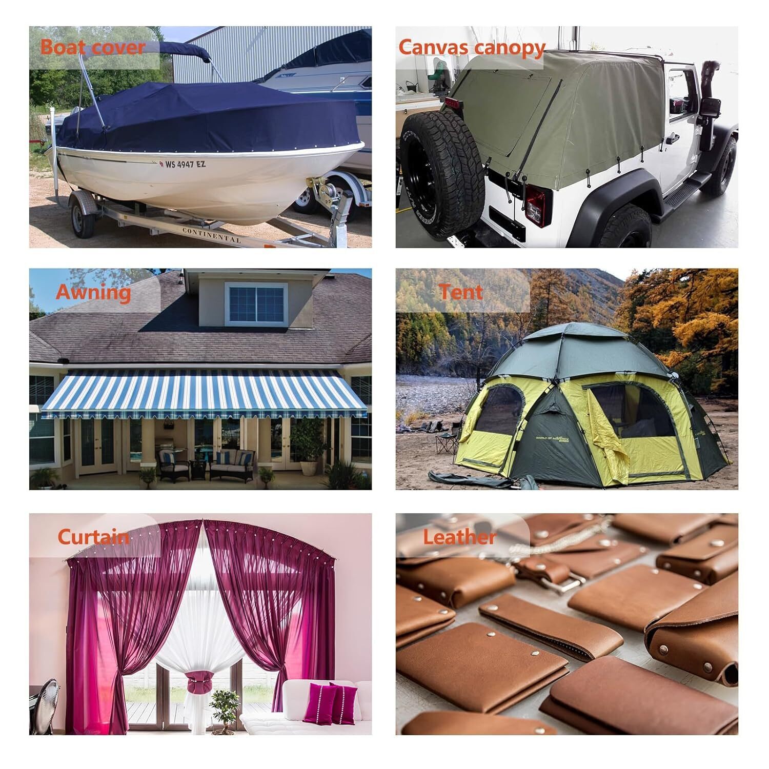 Professional Heavy Duty Snap Fastener Tool Kit 80 Sets for Boat Cover Canvas