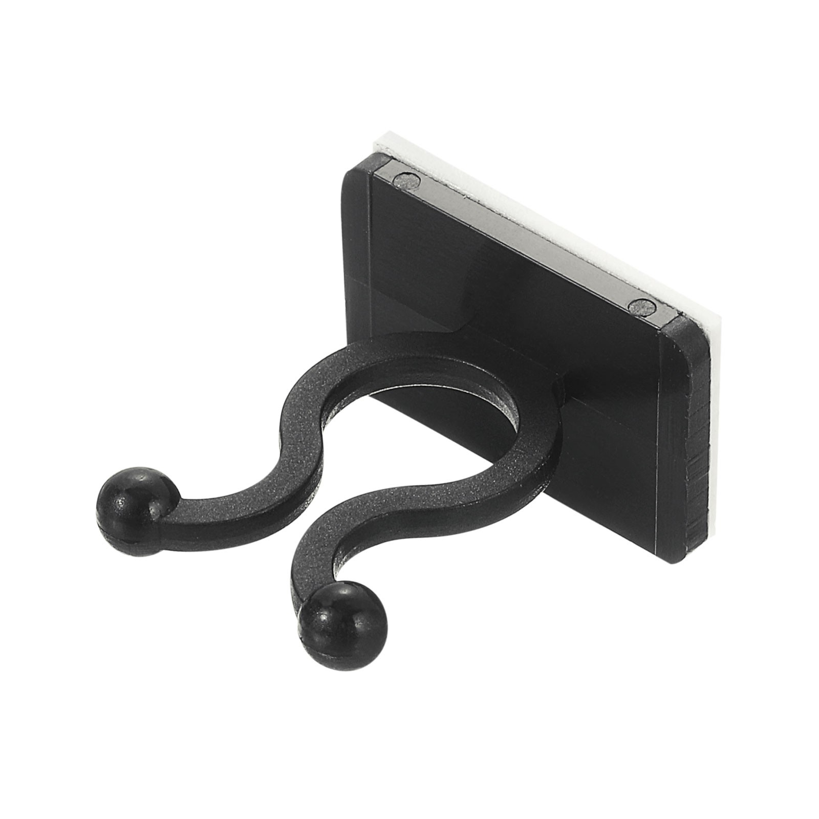 100Pcs Plant Climbing Wall Fixture Clips for Indoor Outdoor Black 7.2mm