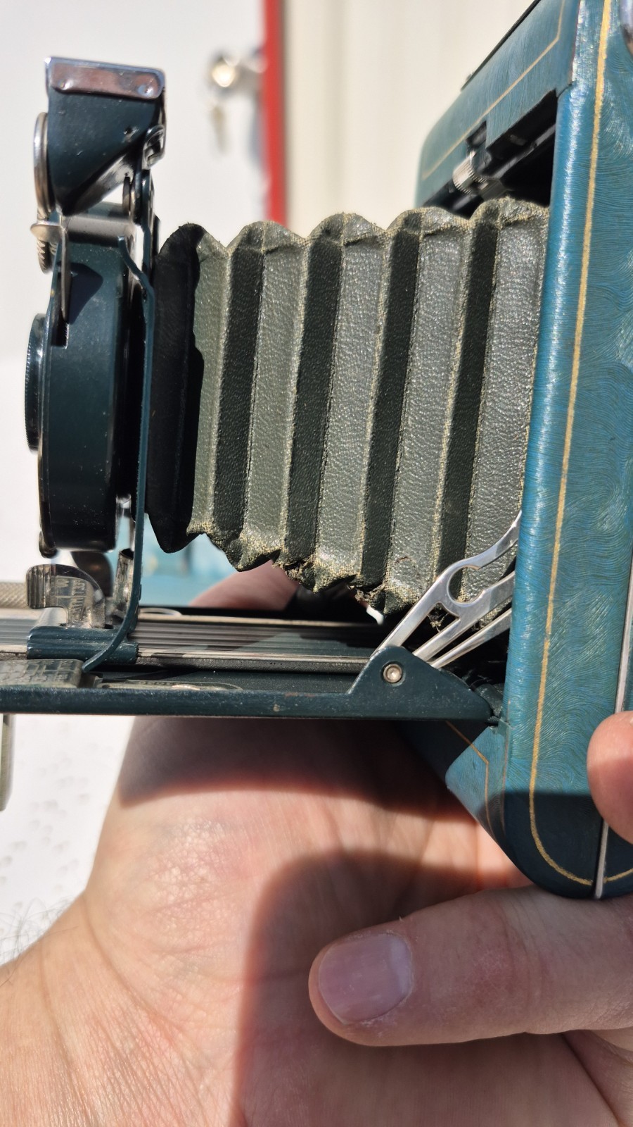 Kodak Eastman Blue Vest Pocket III Folding Bellows Camera