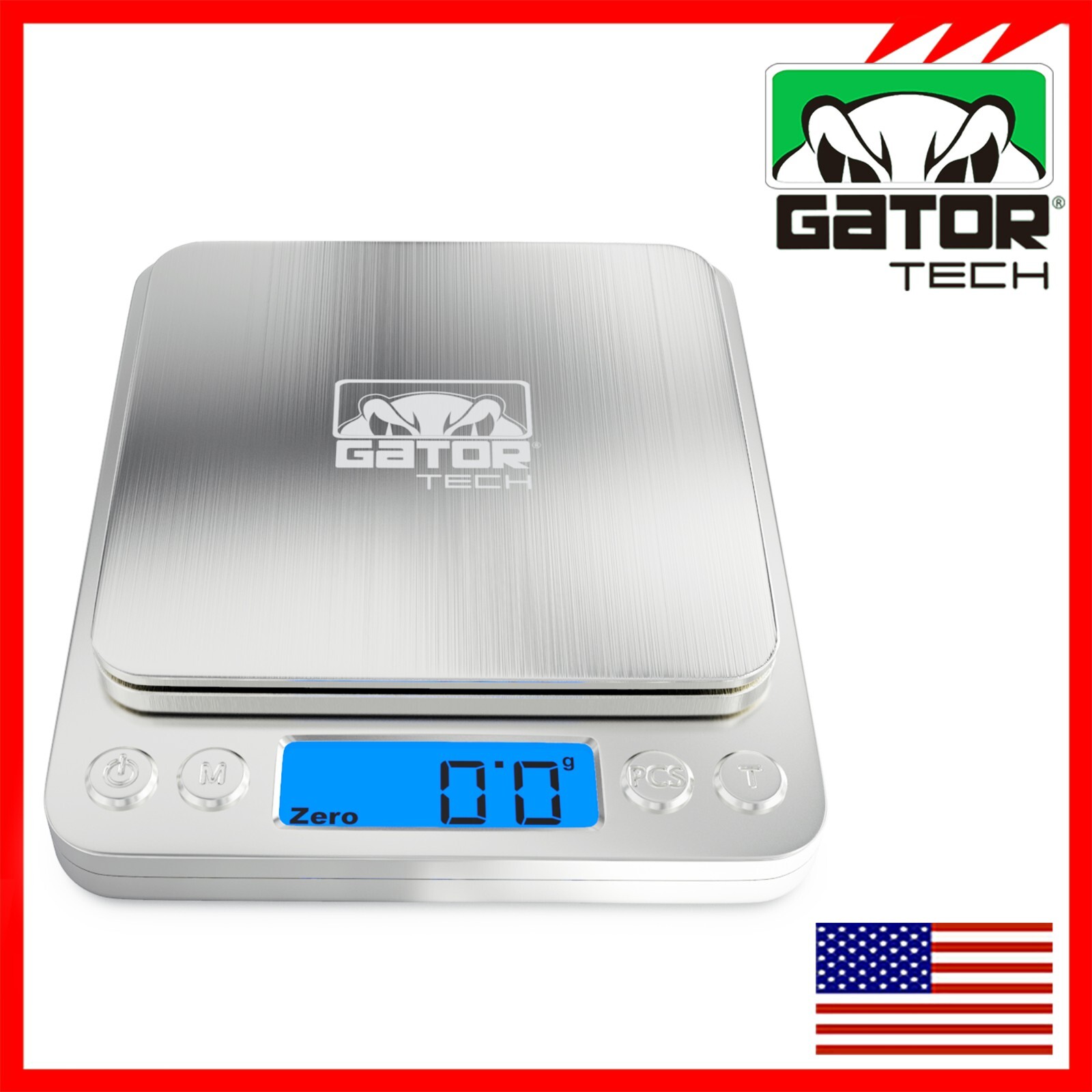 Digital Weight Scale Kitchen Jewelry Gold Grain Food MiniSize Gram 2000g x 0.1g