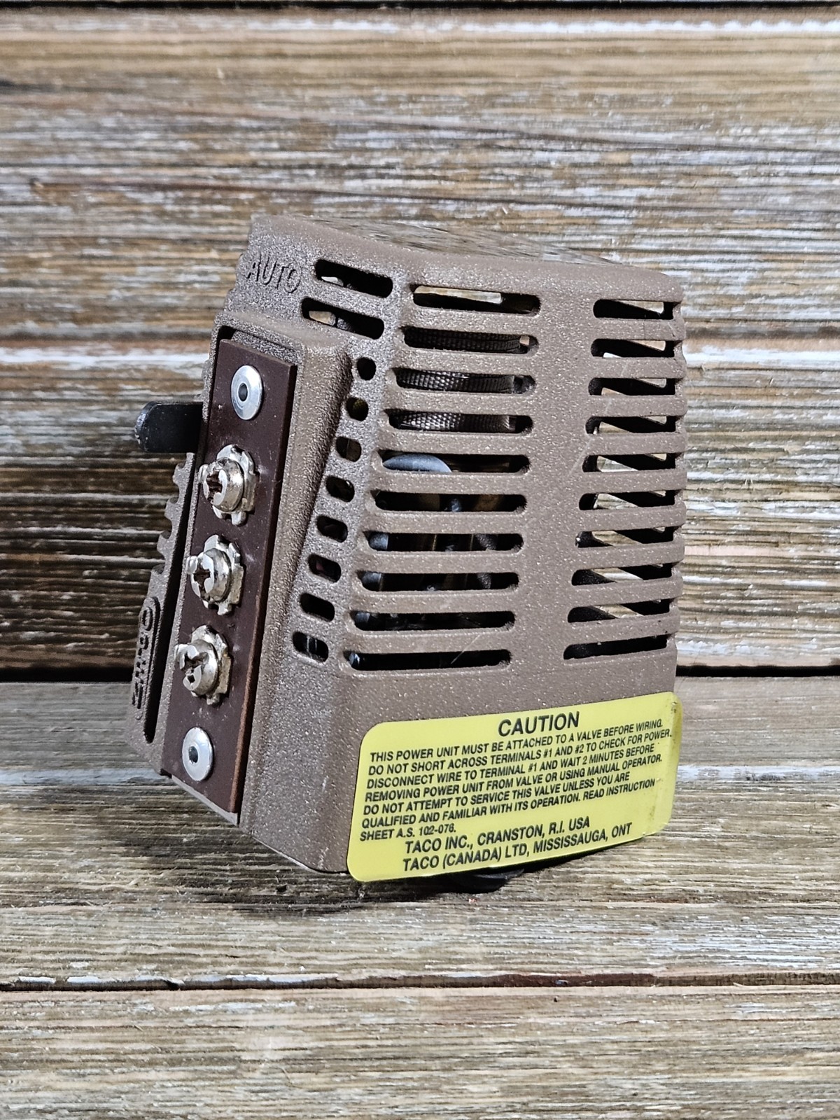 Taco Gold Body 555-050RP Replacement Boiler Zone Valve Power Head READ DESC