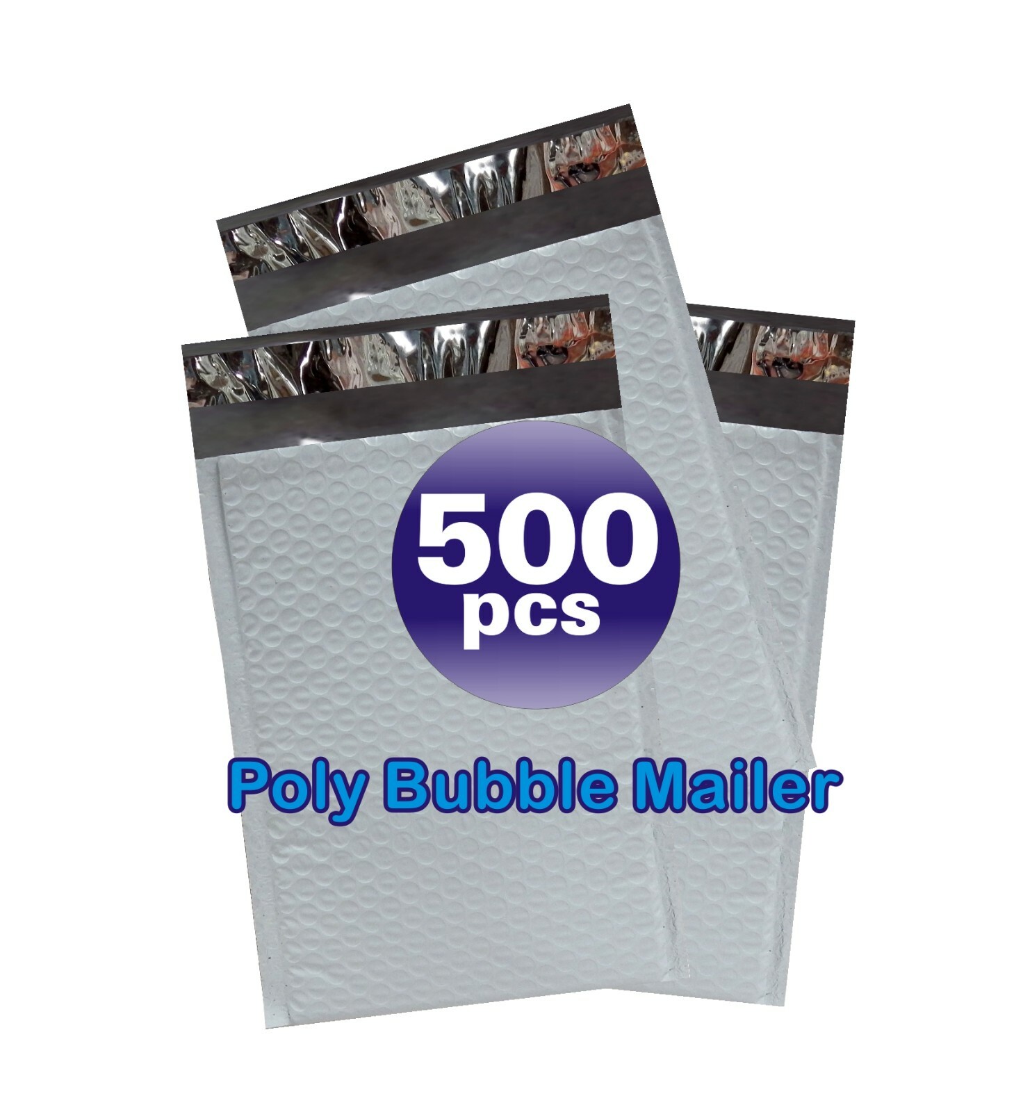 PolycyberUSA  500 pcs #0000 Poly Bubble Envelopes Mailers  (Inner 4x6)