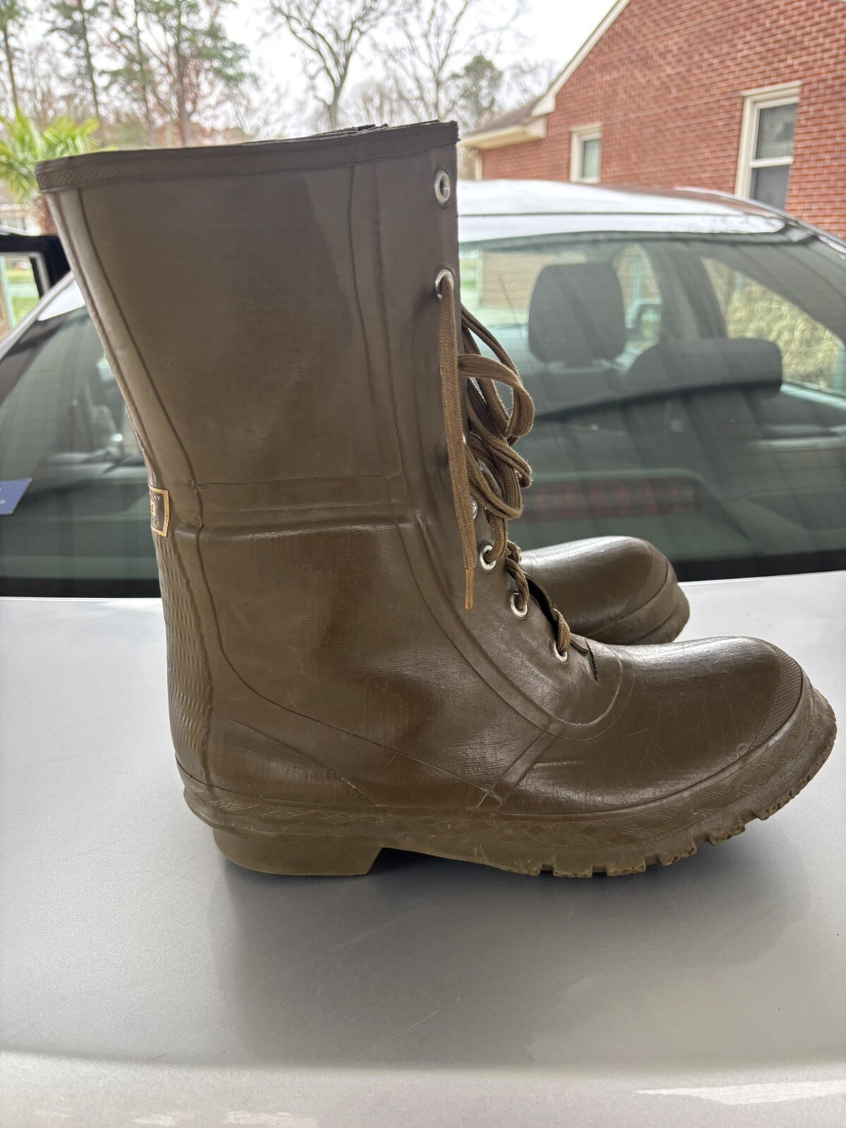 Tyer Rubber Company Boots Size Small Anover Insulated USA Lace Up