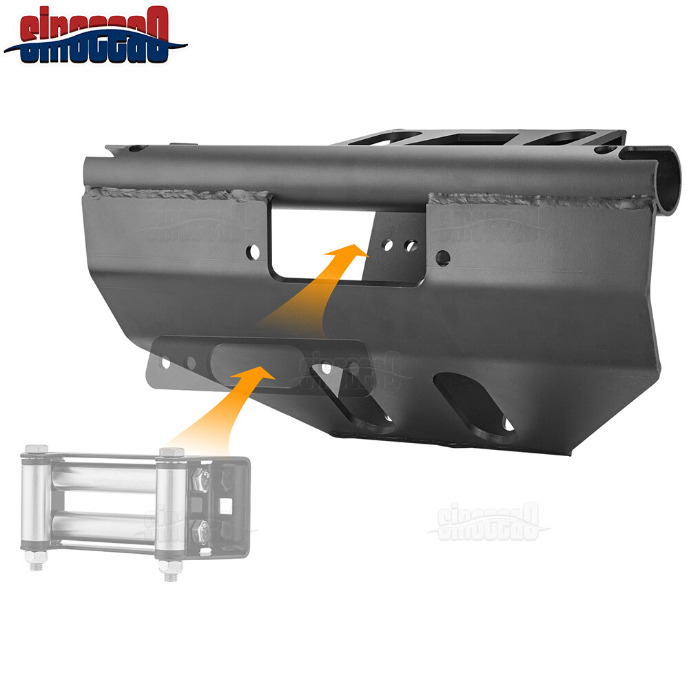 For Can-Am Maverick X3 Max RR Turbo 17+ UTV Steel Front Bumper Winch Mount Plate