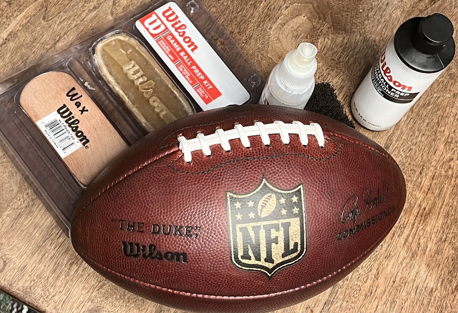 Leather Football Restoration. Bladder Replacement, New Laces, Game Prepping.