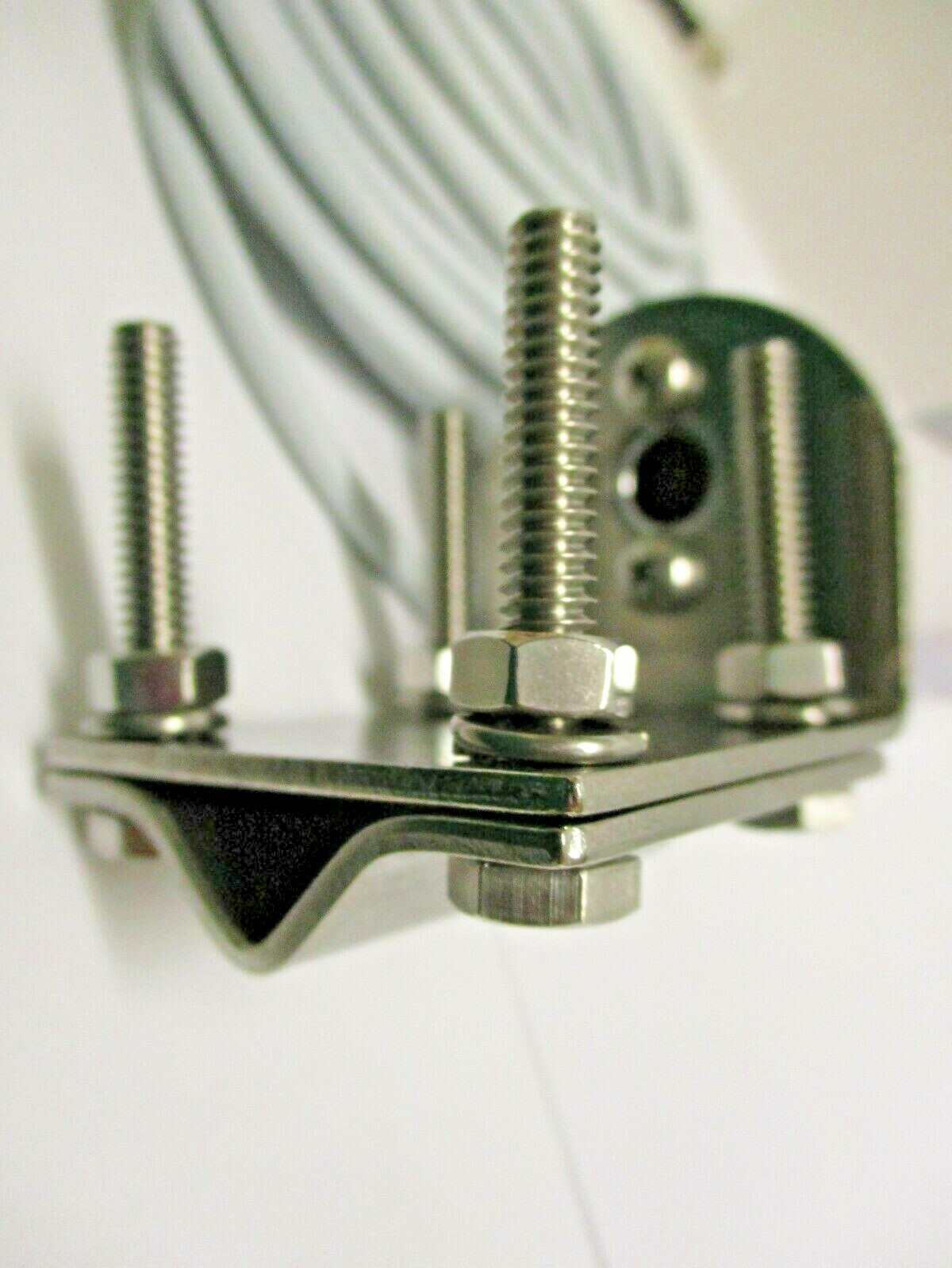 TRAM, GPS MARINE ANTENNA WITH STAINLESS RAIL MOUNT, 1653