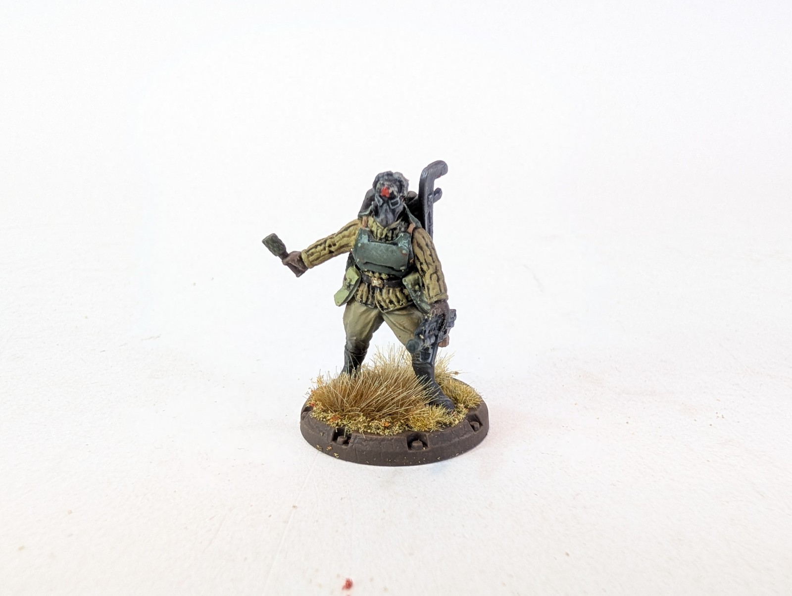 Dust Tactics Red Guards Command Squad Miniatures PRO PAINTED