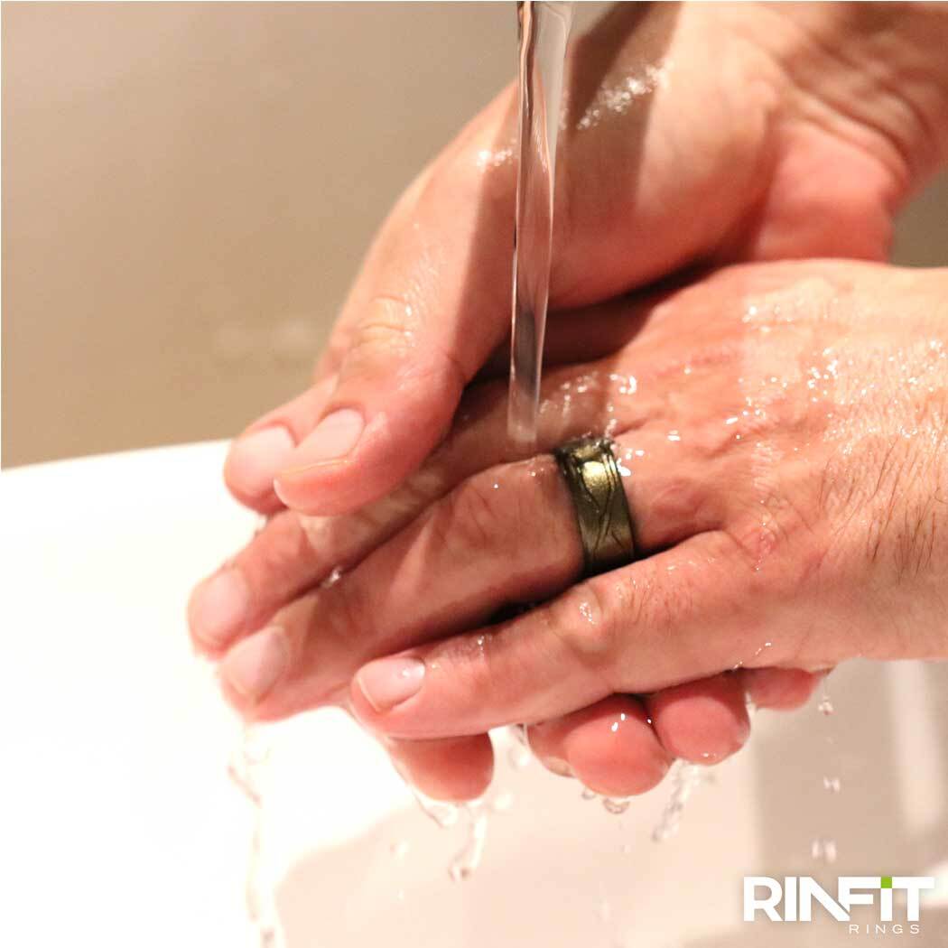 Silicone Rings for Men by RINFIT. 4Love Style. Soft & Comfortable Wedding Band