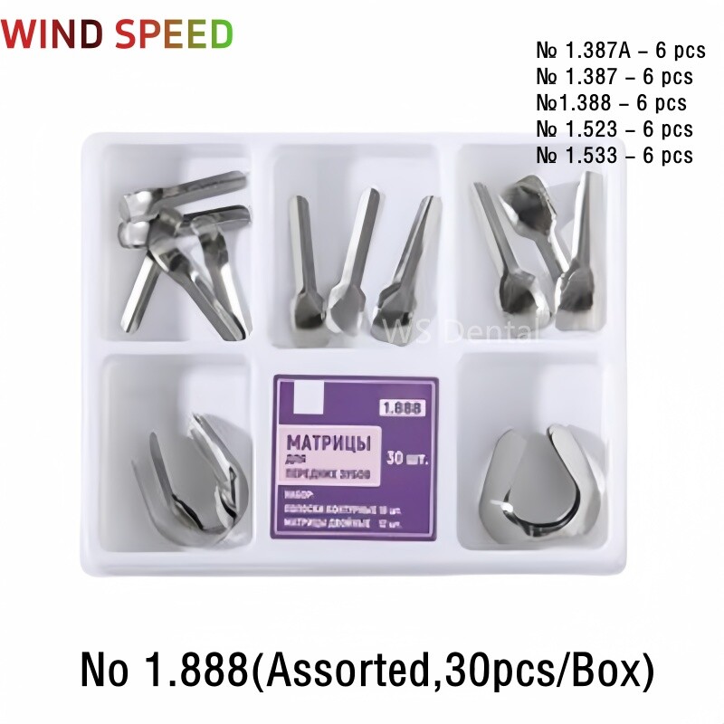 Dental Matrix Bands Sectional Contoured Twin Matrices Proximal Anterior Strips