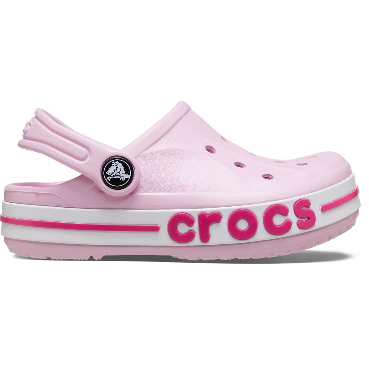 Crocs Toddler Bayaband Clogs – Lightweight, Waterproof, Secure Fit, Slip-On