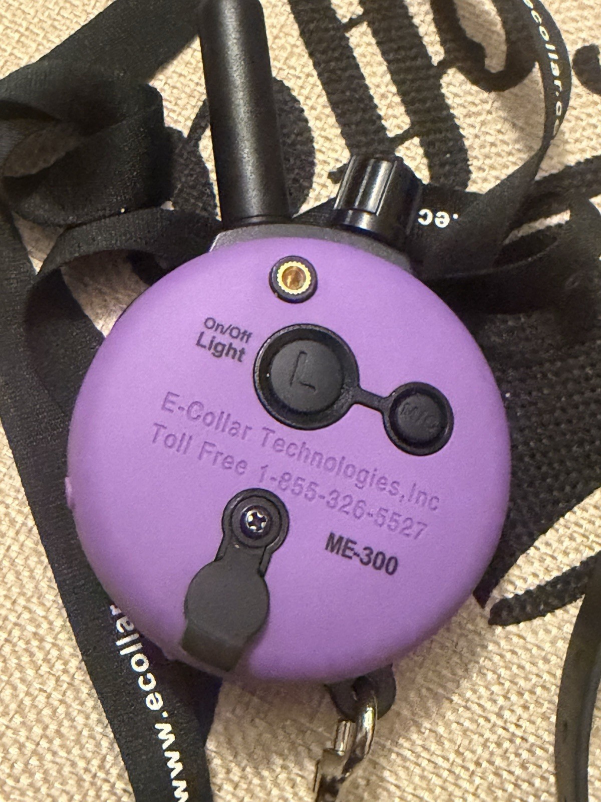 Brand New! MICRO EDUCATOR (ME-300) E-COLLAR Humane DOG COLLAR w/Remote PURPLE