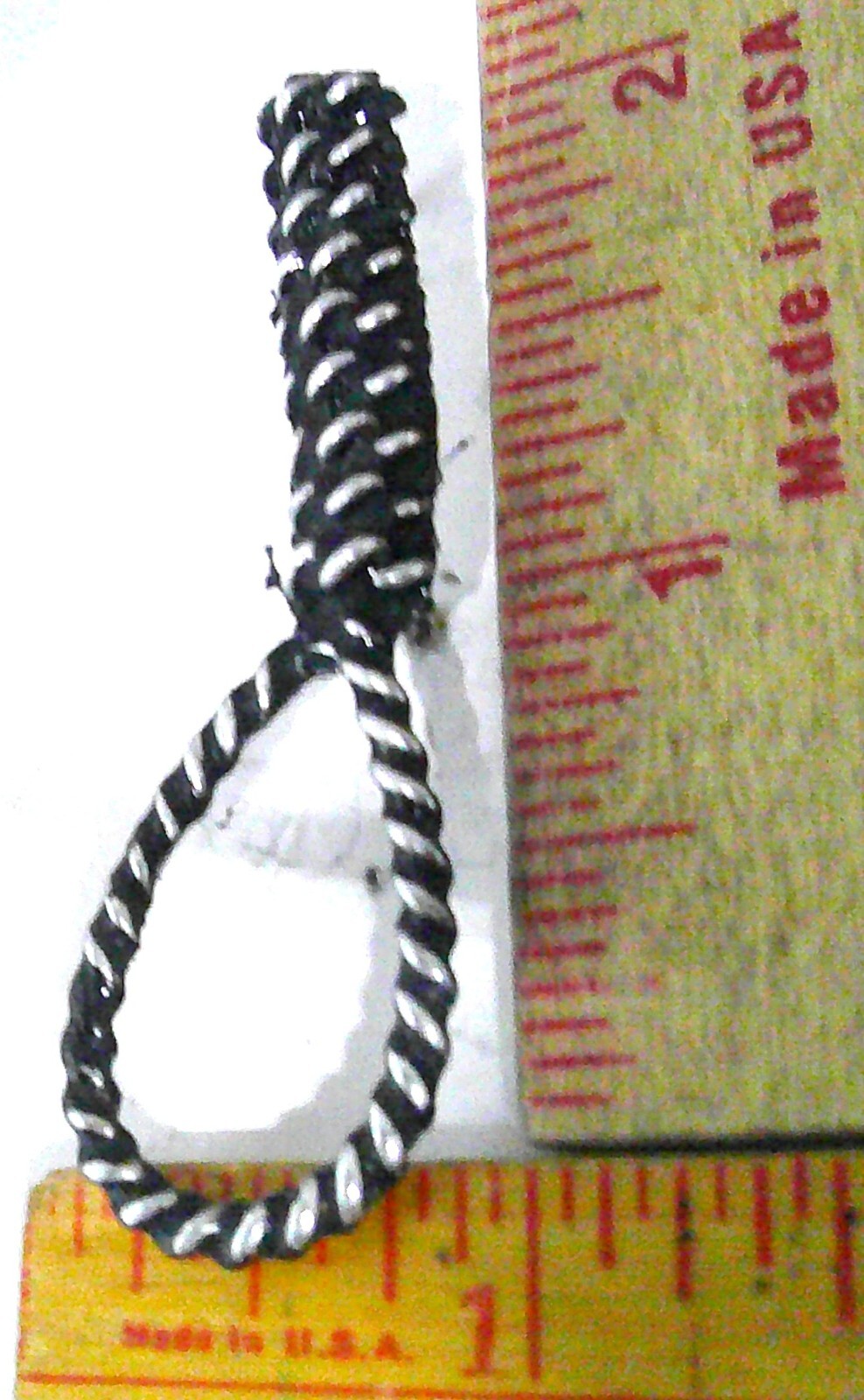 hangman noose pin vintage collectible old biker vest pinback Western memorabilia