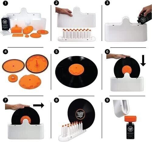 Vinyl Styl® Deep Groove Record Washer System - For 7/10/12 Inch (White) [New Vin