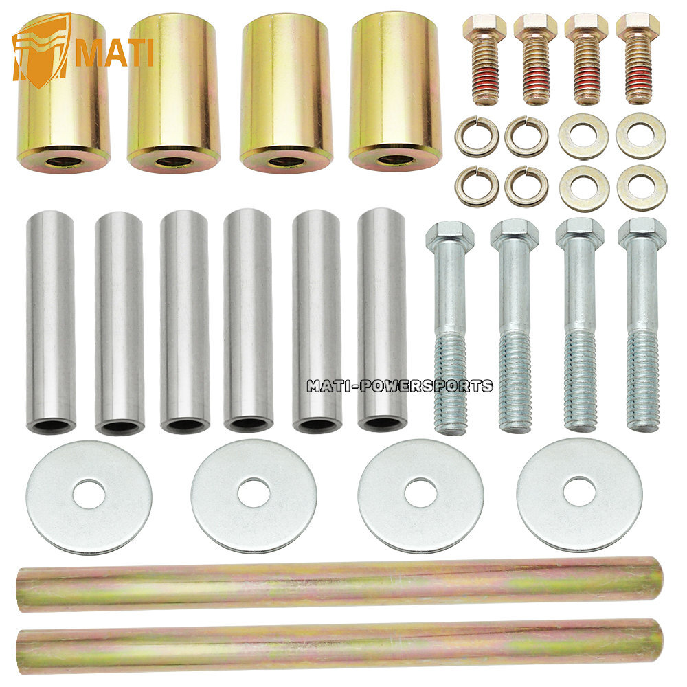 Rear Left&Right A-Arm Bushing Shafts Blots Kit for Polaris Sportsman 500 2003-10