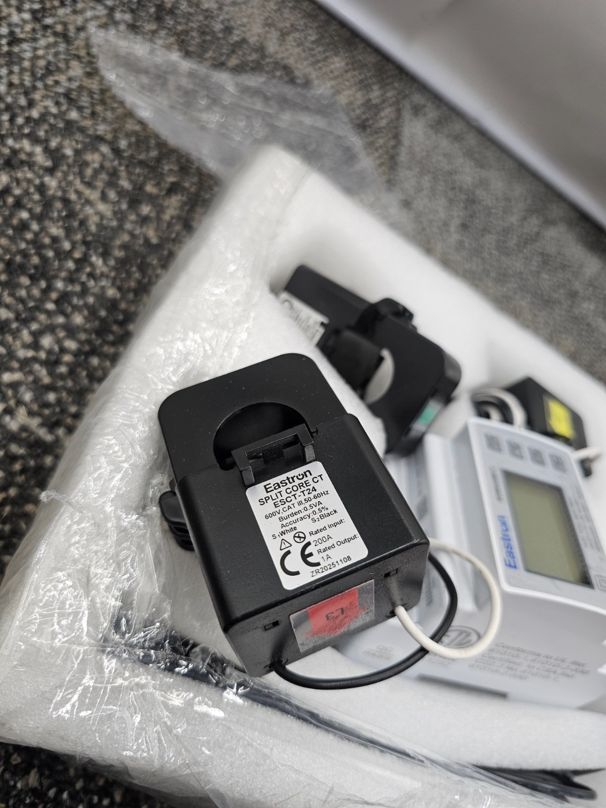 Eastron SDM630MCT Energy Meter, 100-277V 3200imp/kWh 50/60Hz