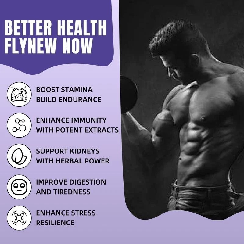 Flynew Optimal Potency Shilajit Ultra 60Capsules Made in USA with Essential Mine