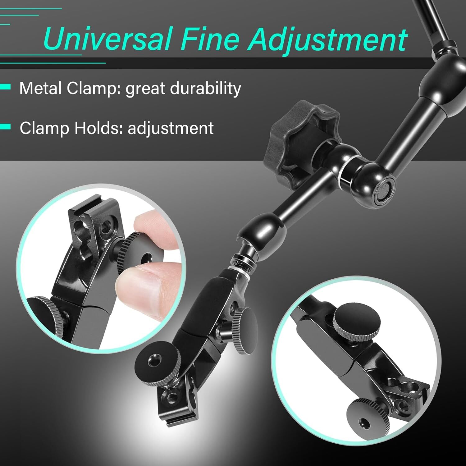 For NF1022 Nogaflex Holder w/ Metal 3/8" Clamp Dial Test Digital Indicator