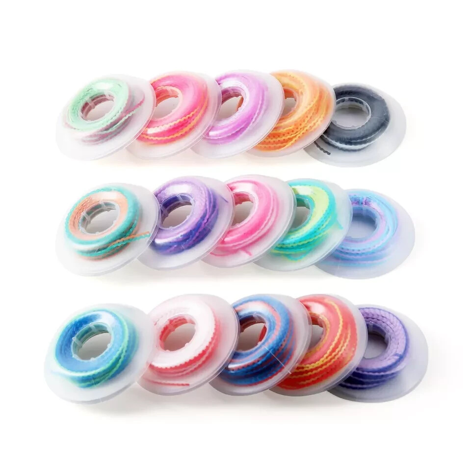 Dental Orthodontic Elastic Rubber Power Chain Braces Bands color combination