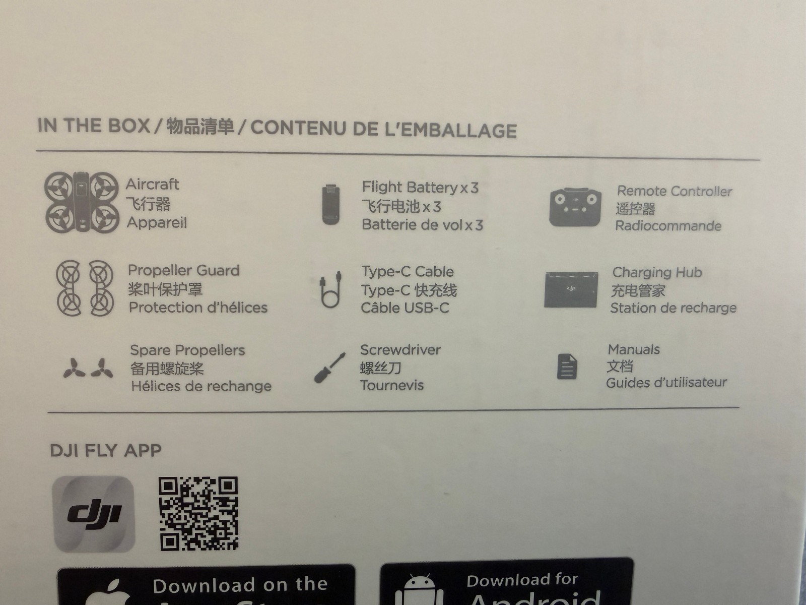 NEW Sealed DJI Neo Fly More Combo - 3 Batteries, Remote Control RC-N3, Charger