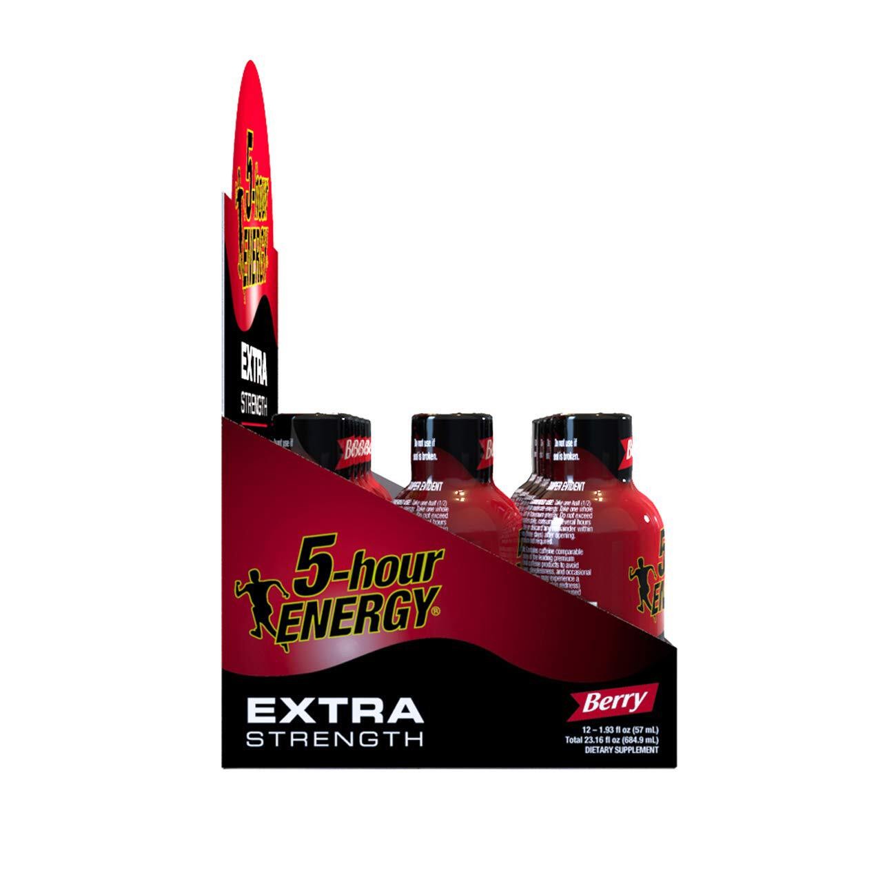 READ 5-hour ENERGY Shot, Extra Strength, Berry, 1.93 Ounce, 24 Count
