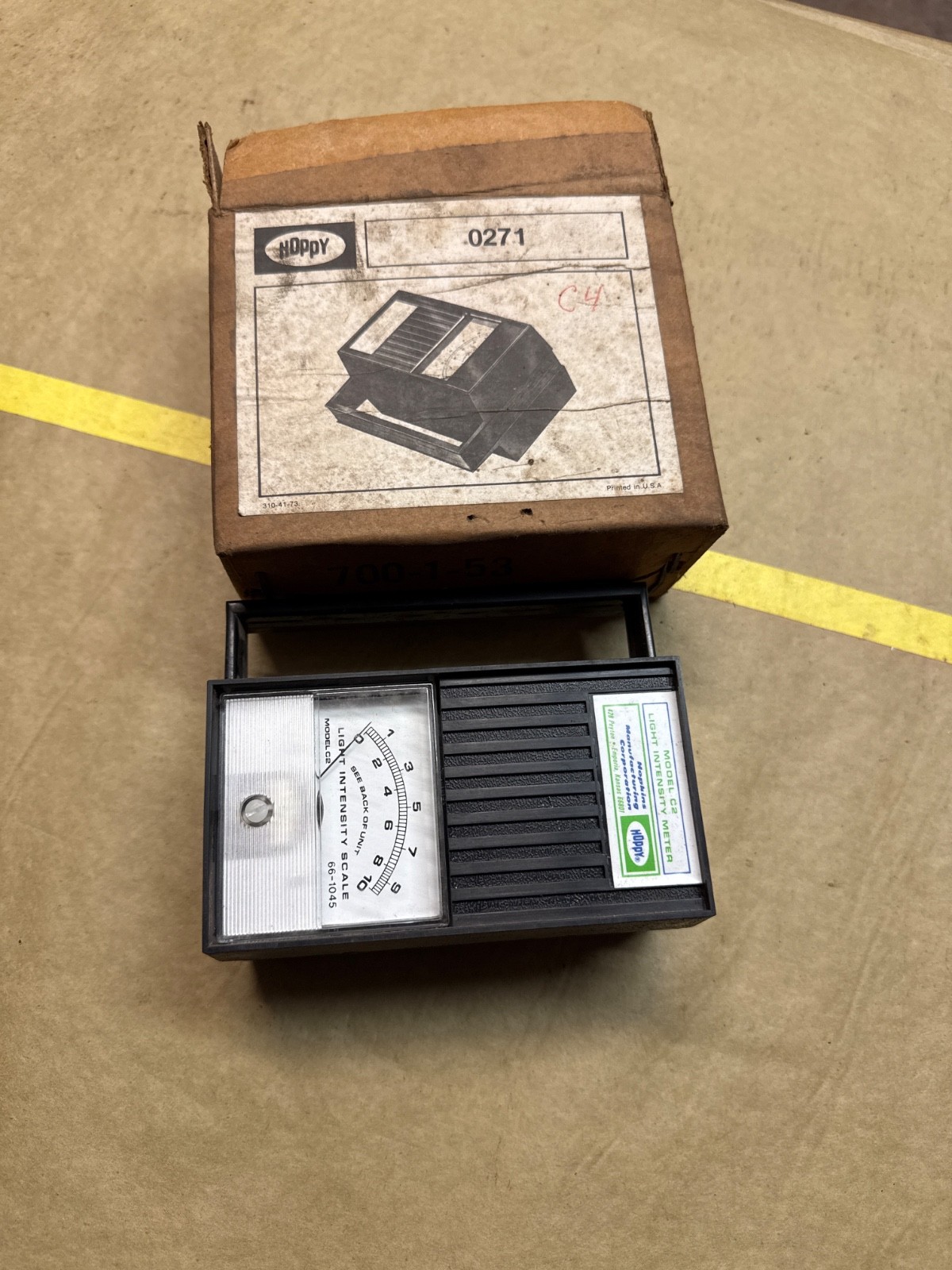 vintage hoppy light intensity meter C2