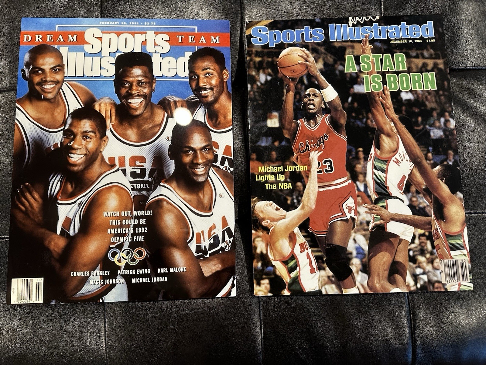 Sports Illustrated Dream Team (Feb.’91) & Michael Jordan (Dec.’84) Retro Tins